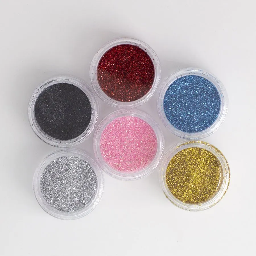 Set 6 Colors Glitter