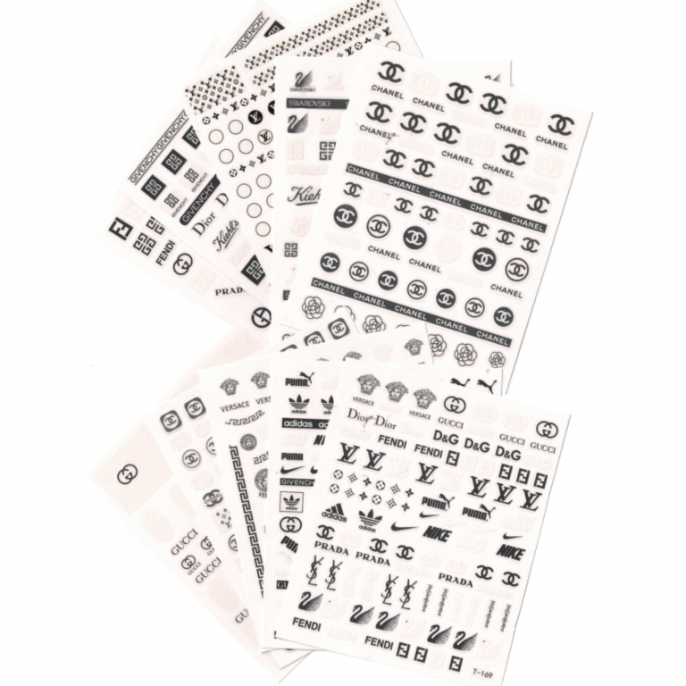 BRANDNAME STICKERS | NSB10BW