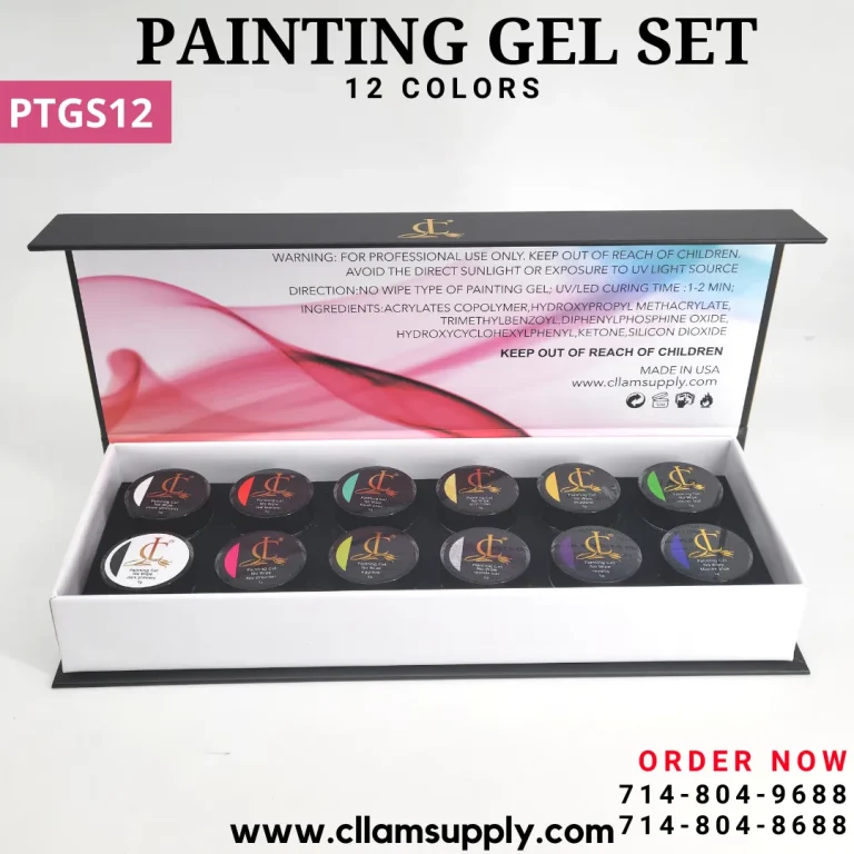 Glam Painting Gel Set (12 colors)
