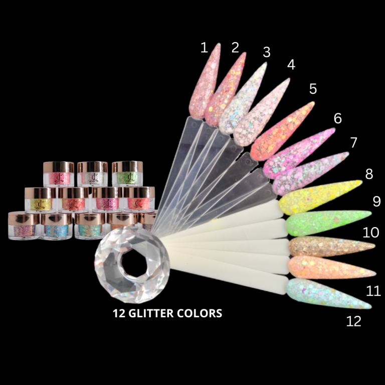 Glitter Collection - Fruit Salad | 12 Colors
