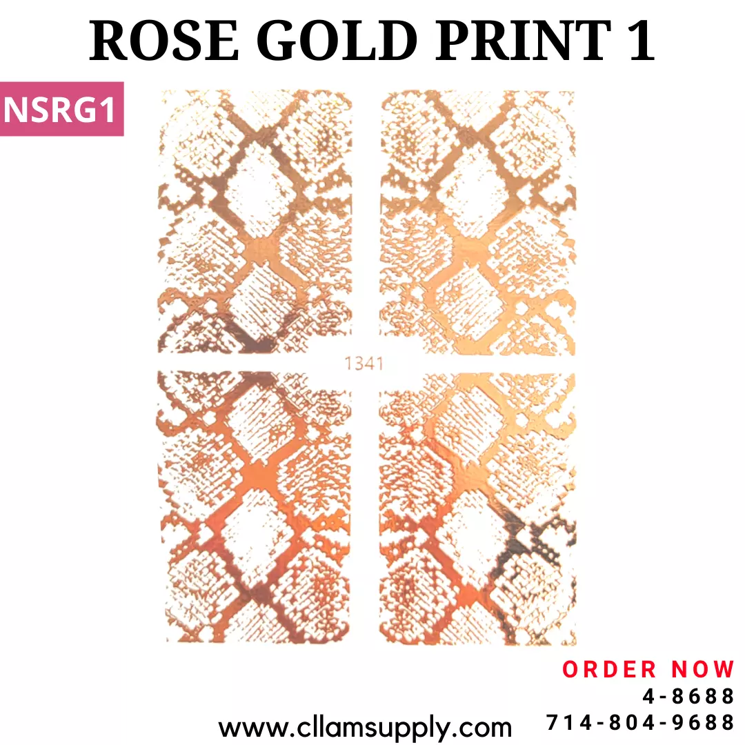 ROSE GOLD NAIL STICKER 1 | NSRG1