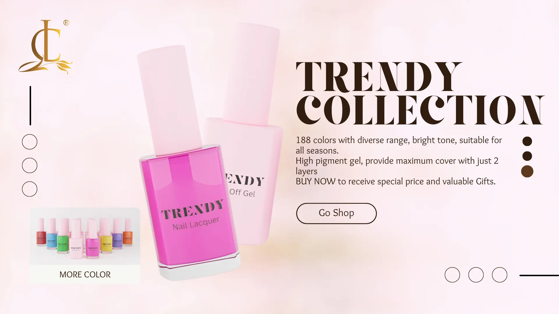 trendy collection web format