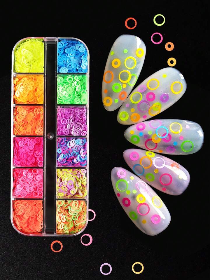 NEON CIRCLE SEQUINS | SENC