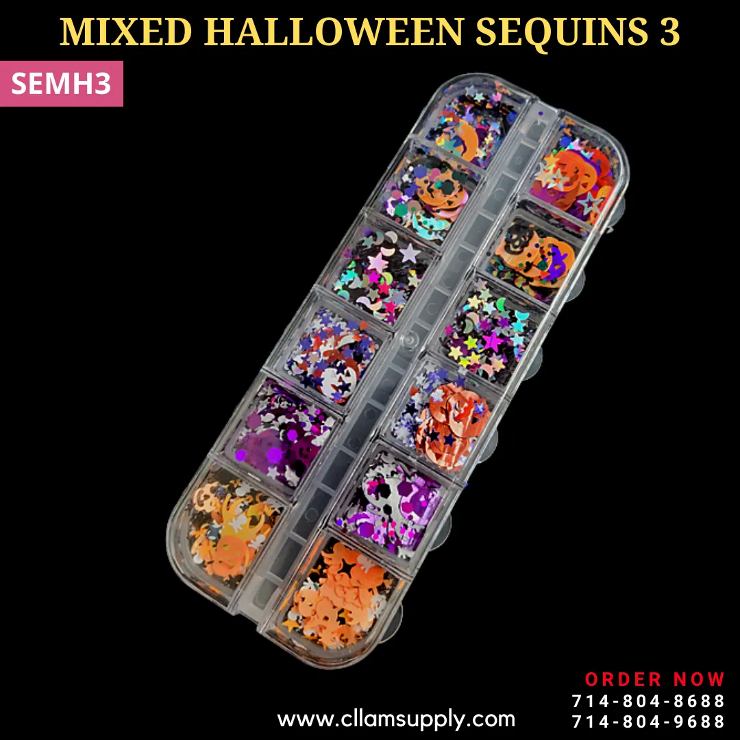 MIXED HALLOWEEN SEQUINS 3 | SEMH3