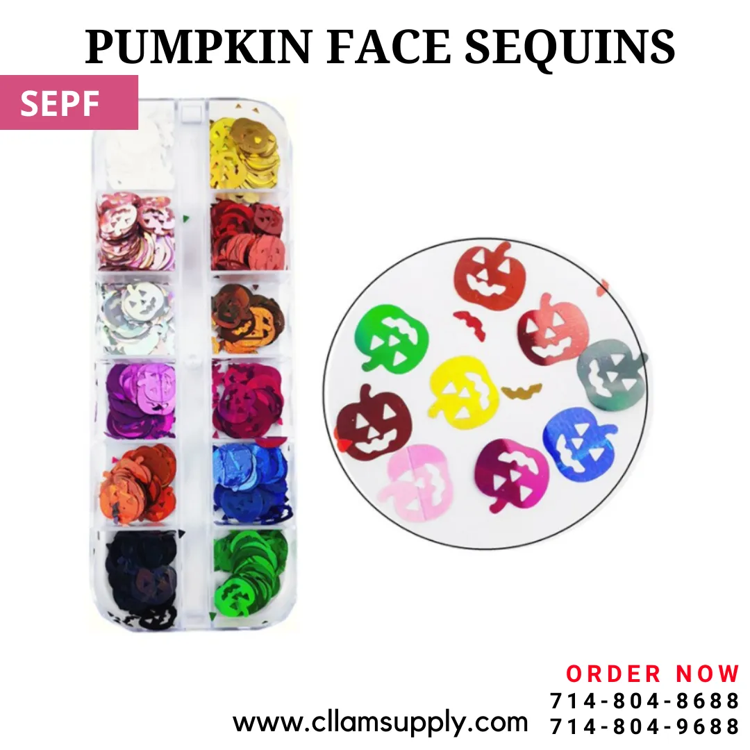 PUMPKIN FACE SEQUINS | SEPF