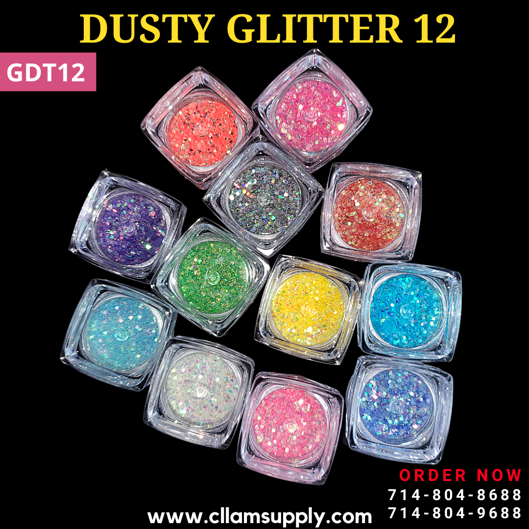 Dusty Glitter | 12 Colors