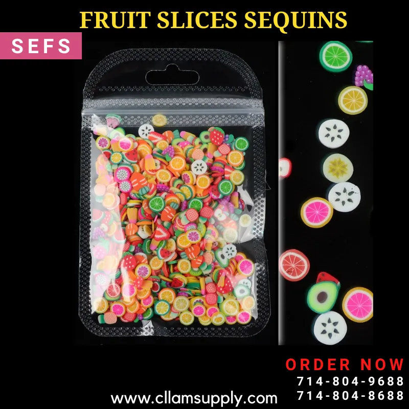 FRUIT SLICES SEQUINS