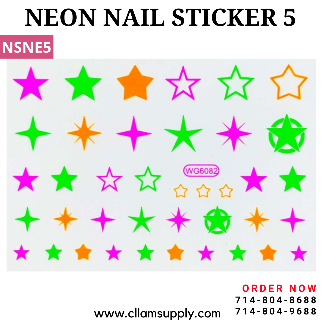 NEON STICKERS 5 | NSNE5