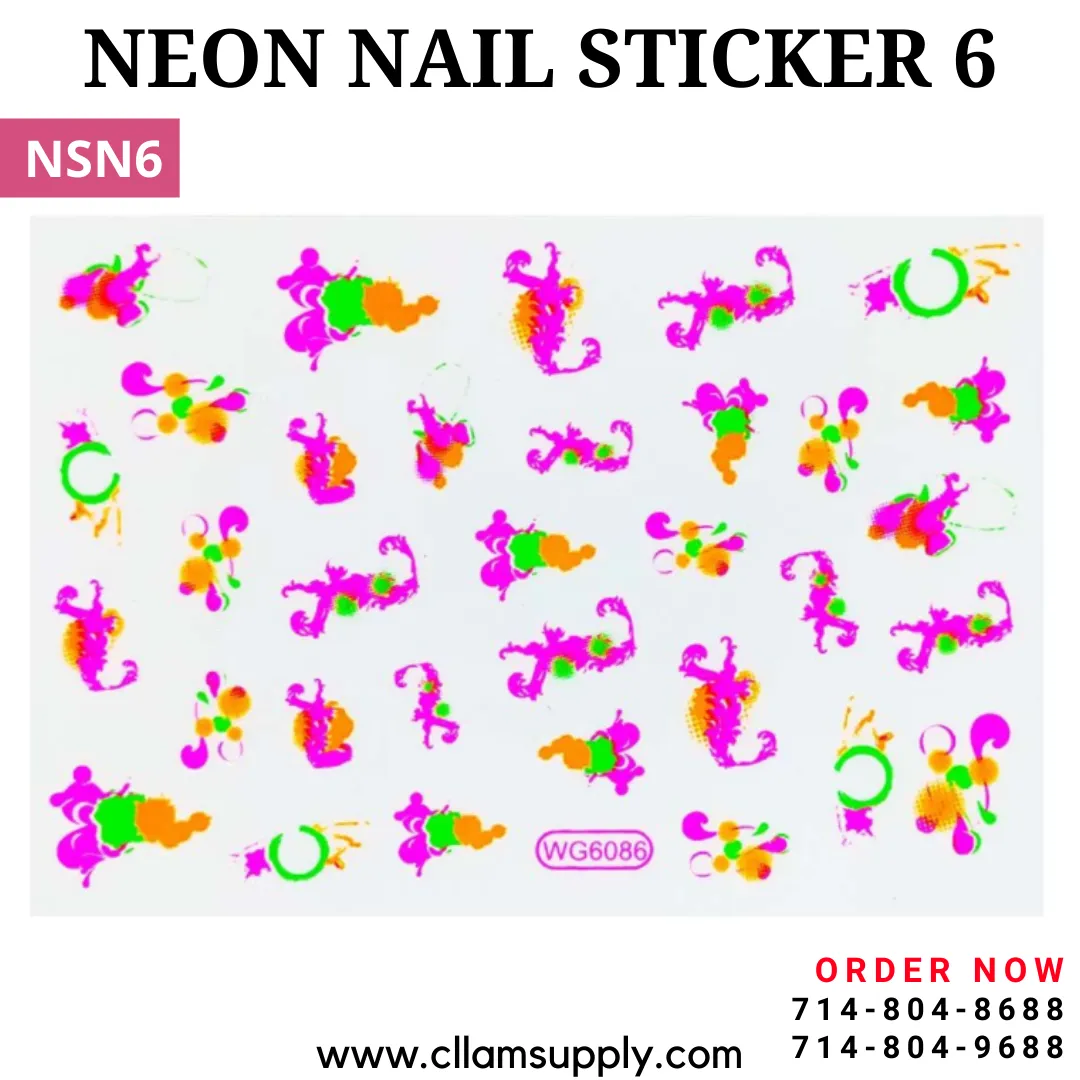 NEON STICKERS 6 | NSNE6