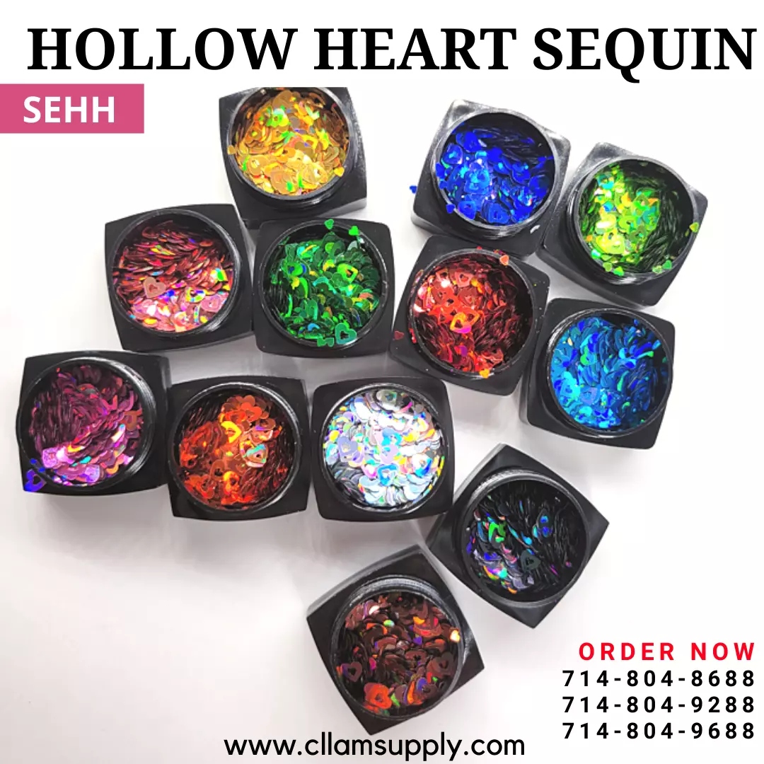 HOLLOW HEART SEQUIN | SEHH
