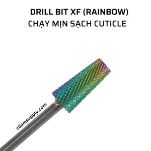 A rainbow-like color Drill Bit Cuticle XF