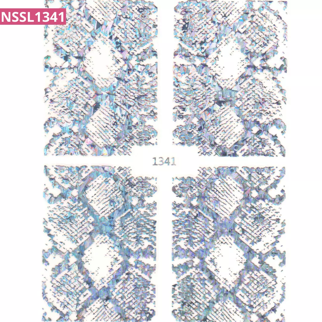 SILVER NAIL STICKERS | NSSL1341