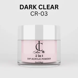 POWDER DARK CLEAR ACRYLIC | CR03 - 2oz