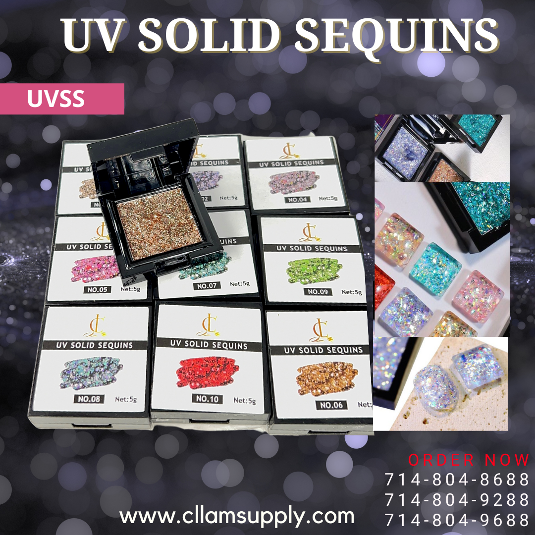 UV SOLID SEQUINS - SET OF 10 | UVSS