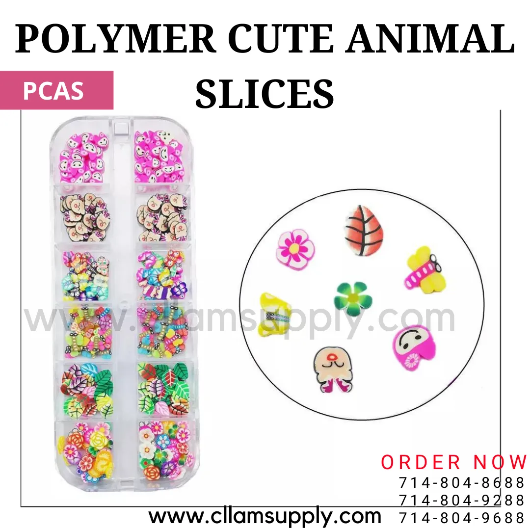 POLYMER CUTE ANIMAL SLICES
