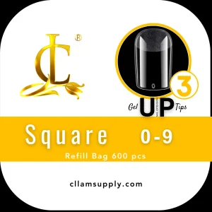 GEL UP TIPS MATTE SQUARE - BAG FULL SIZE