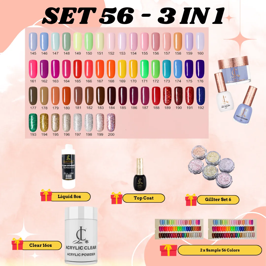Glam Your Beauty Matching CL56 COLORS 3-IN-1