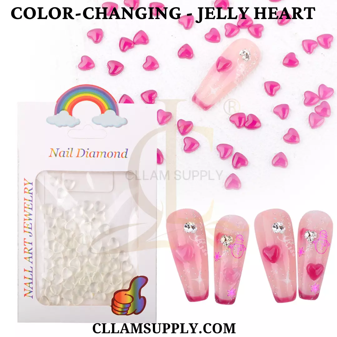 COLOR-CHANGING JELLY HEART - Cllam Supply