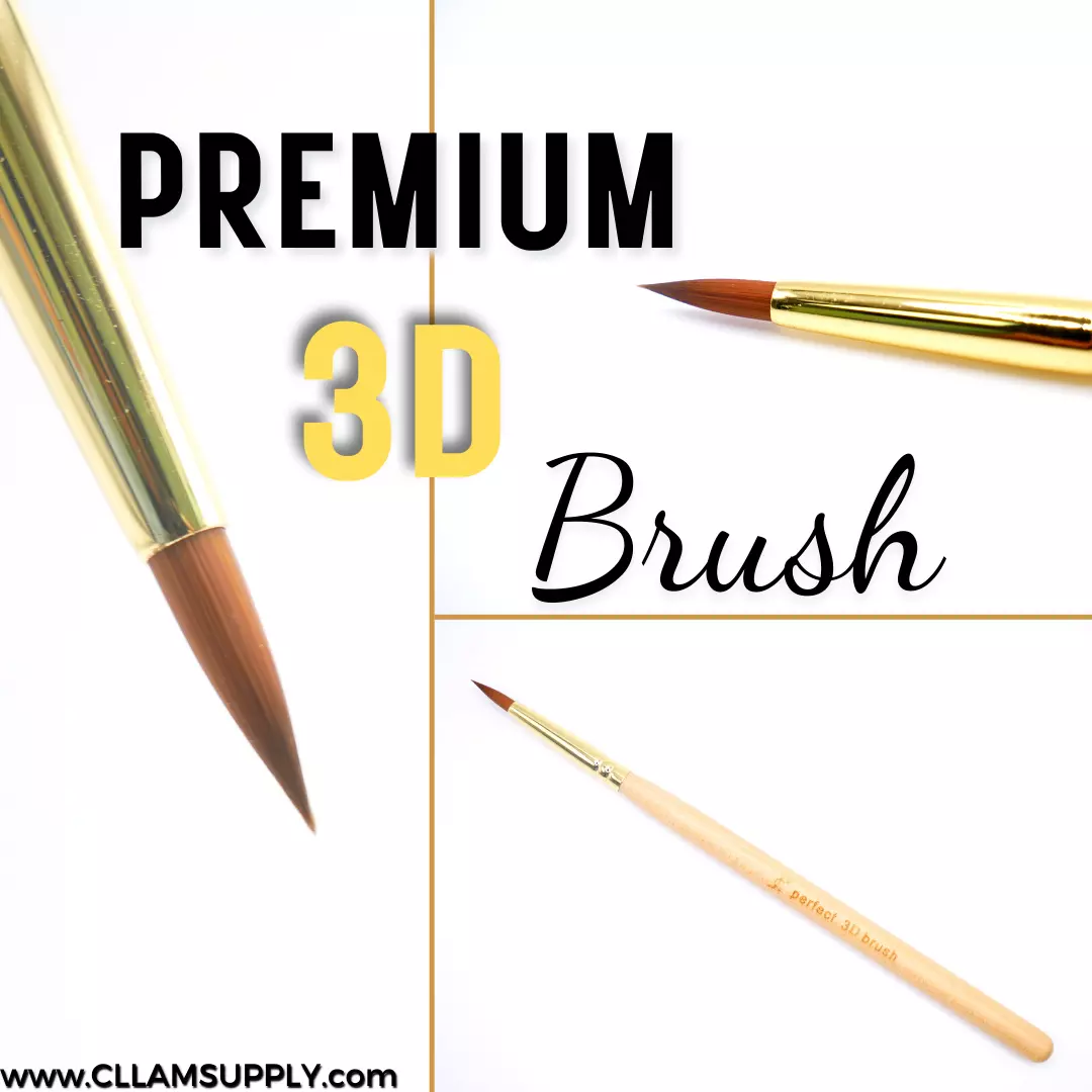 wooden premium 3D brush