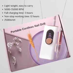 Portable Cordless Nail Drill