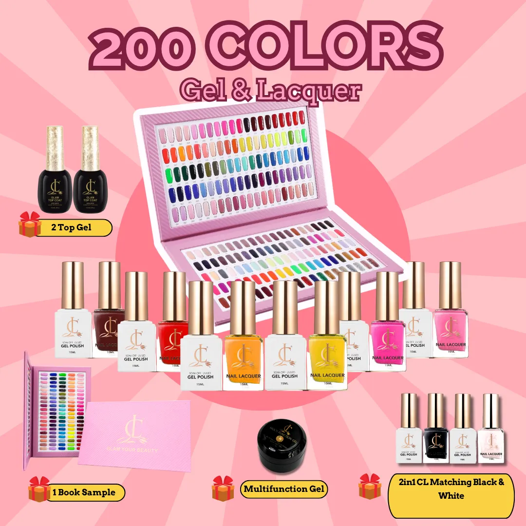 Polish Only - CL200 Colors - 2IN1 Gel & Lacquer