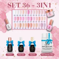 リピネイル　2色セット Trendy 188 Colors and Sunset 3IN1 Combo - Cllam Supply