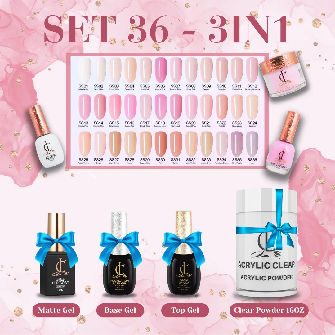 36 colors 3 in 1 gift set