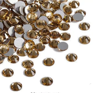 copper rhinestones crystals