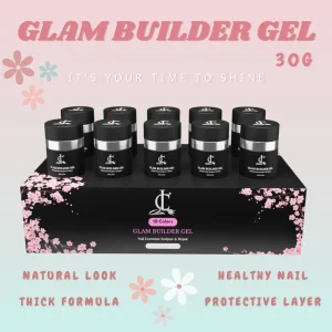 glam builder gel 10 colors set of 30g jar