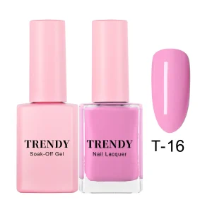 T-16 Flamingo | TRENDY DUO GEL & LACQUER