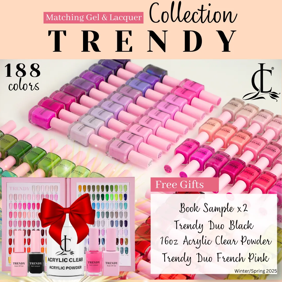 Trendy Collection - 188 Colors - Cllam Supply