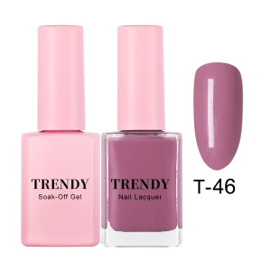T-46 Old Purple | TRENDY DUO GEL & LACQUER