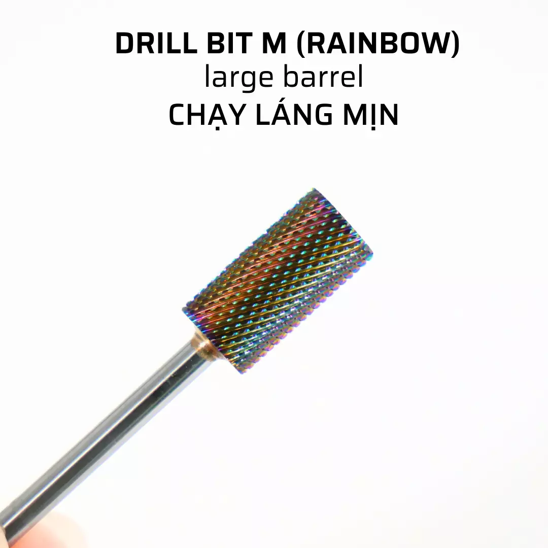 drill bit M rainbow large barrel