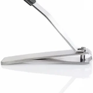 nail clipper stainless steel with rubber thumb