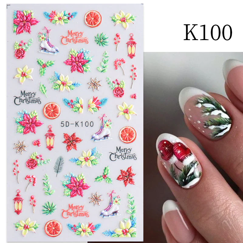 xmas single sheet sticker