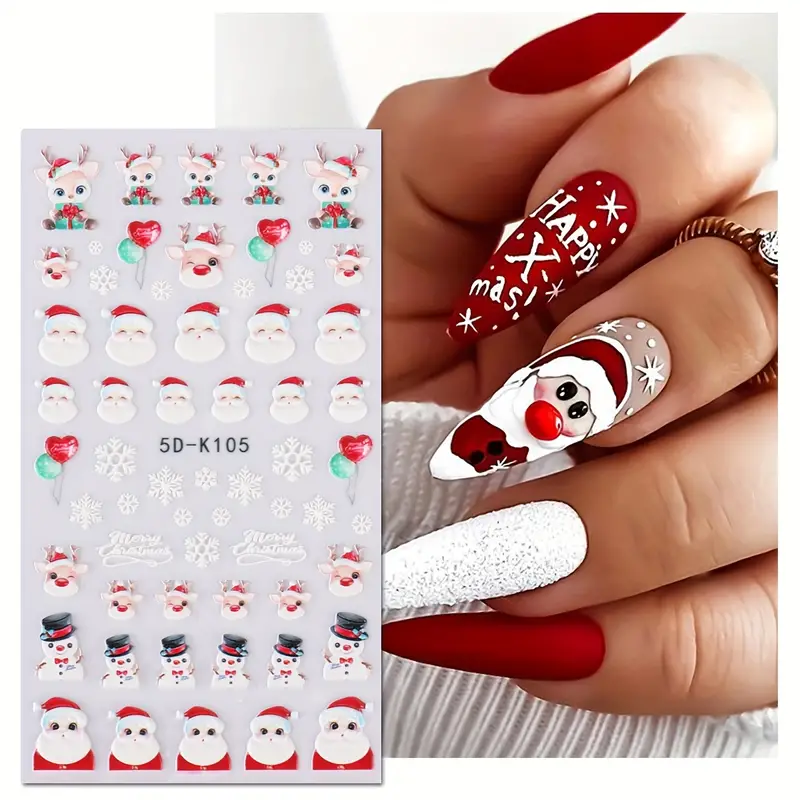 xmas single sheet sticker