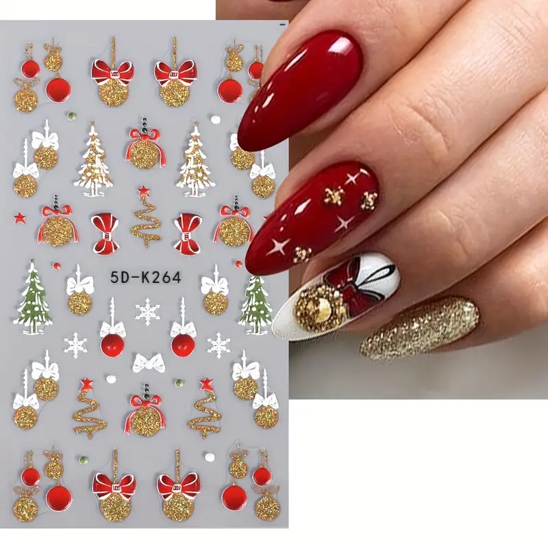 xmas single sheet sticker