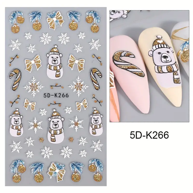 xmas single sheet sticker