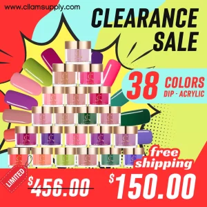 38 colors dip and acrylic