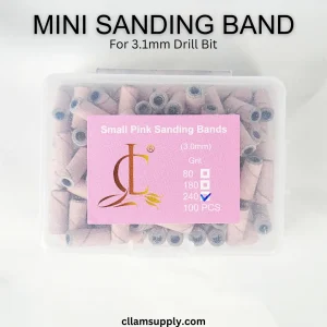 Small Pink Sanding Bands | Mini Sanding Bands - Select Grit - 240