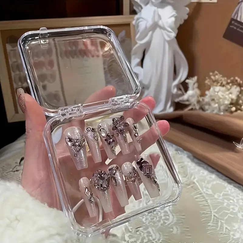 3 Pcs Press On Nail Box | Empty Boxes