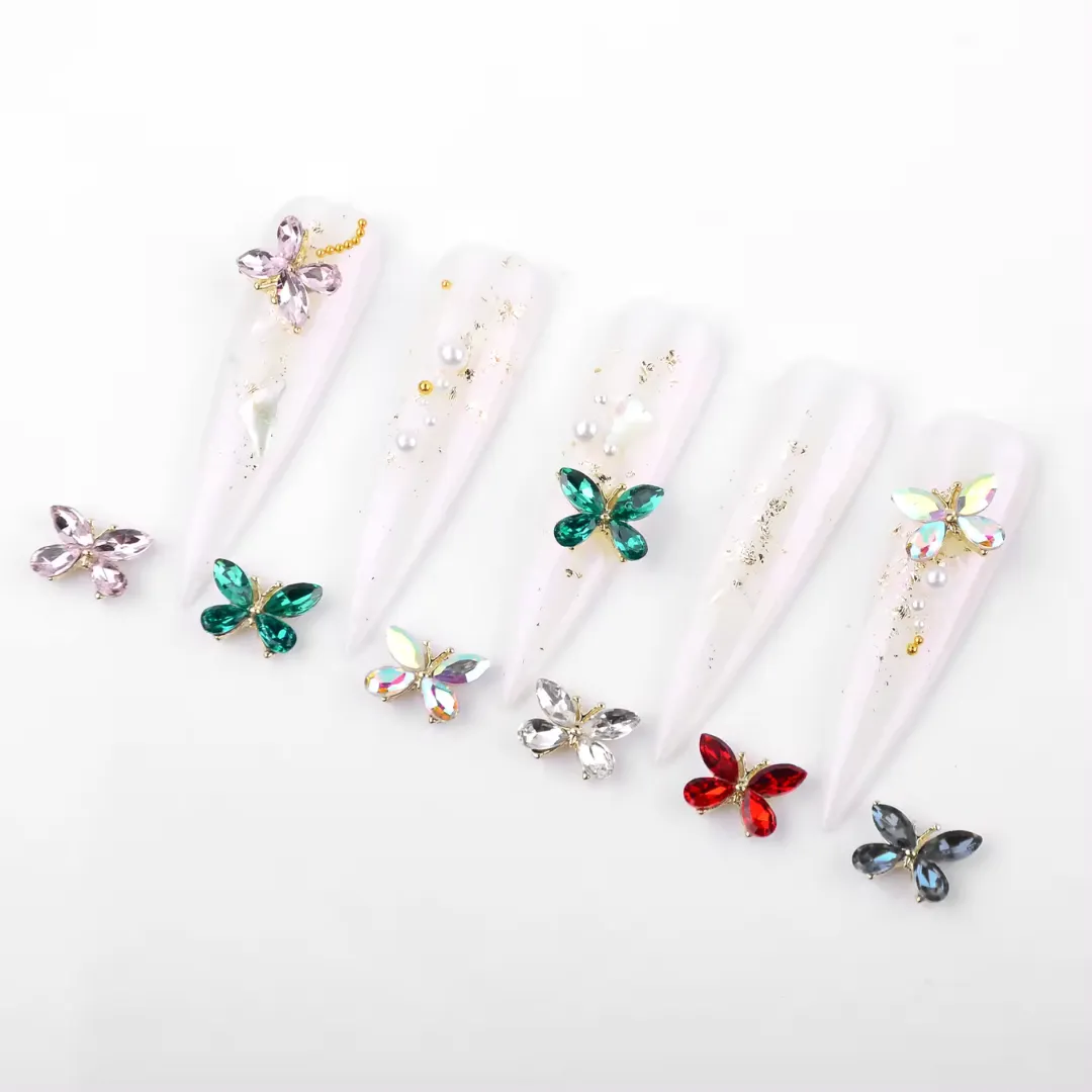 Butterfly Nail Charms