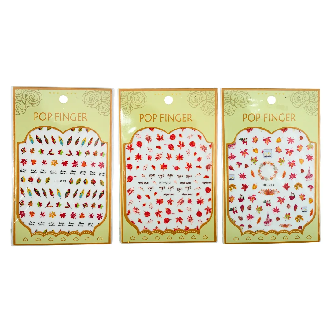 Autumn Leaves Stickers Set of 3