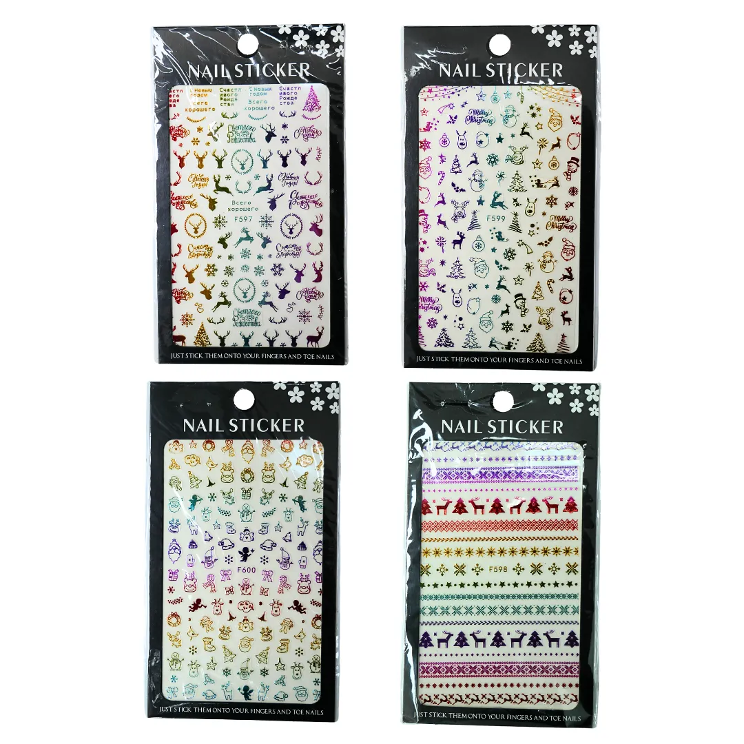 Xmas Stickers Set of 4