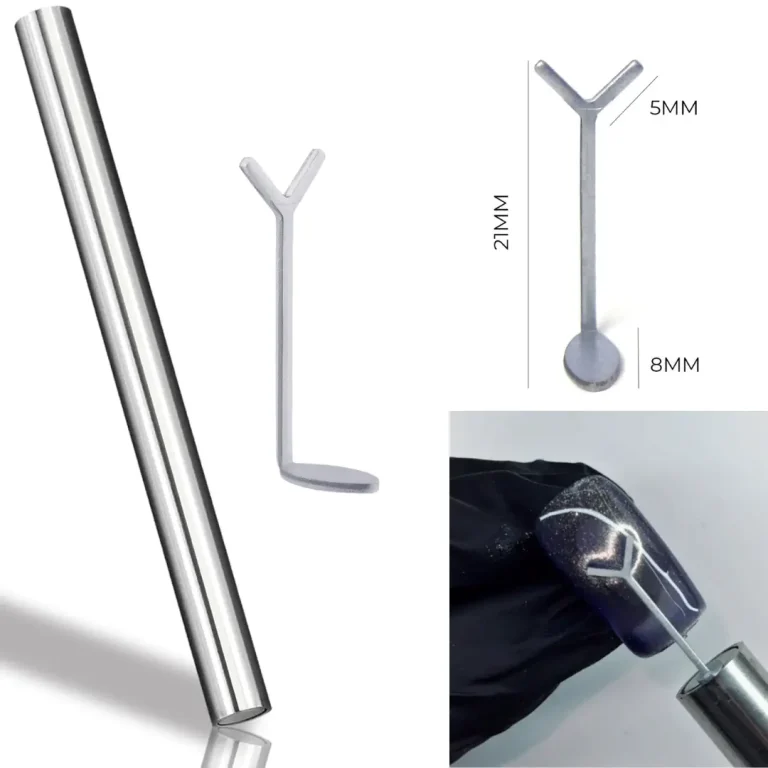 Heart Magnet Cat Eye Set includes a long cat eye magnet and y-shaped stick