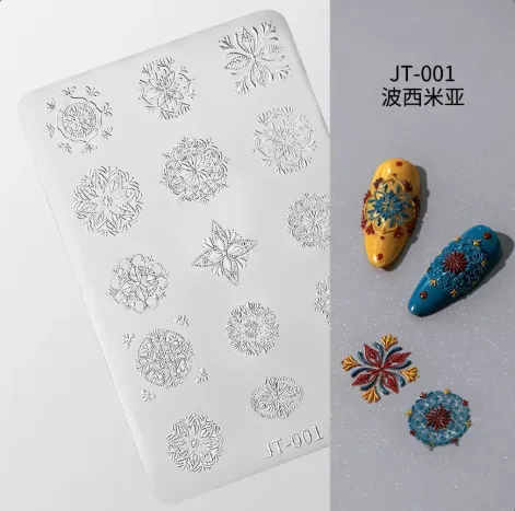 Transparent Silicone 3D Nail Art Mold