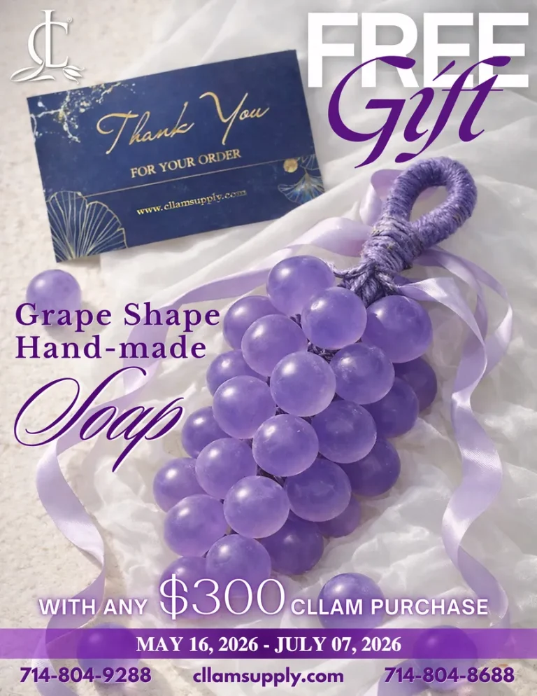 Buy $300 or more and receive 1 grape shape hand-made for free