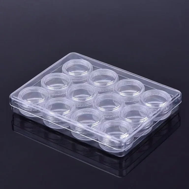 12 round jars container