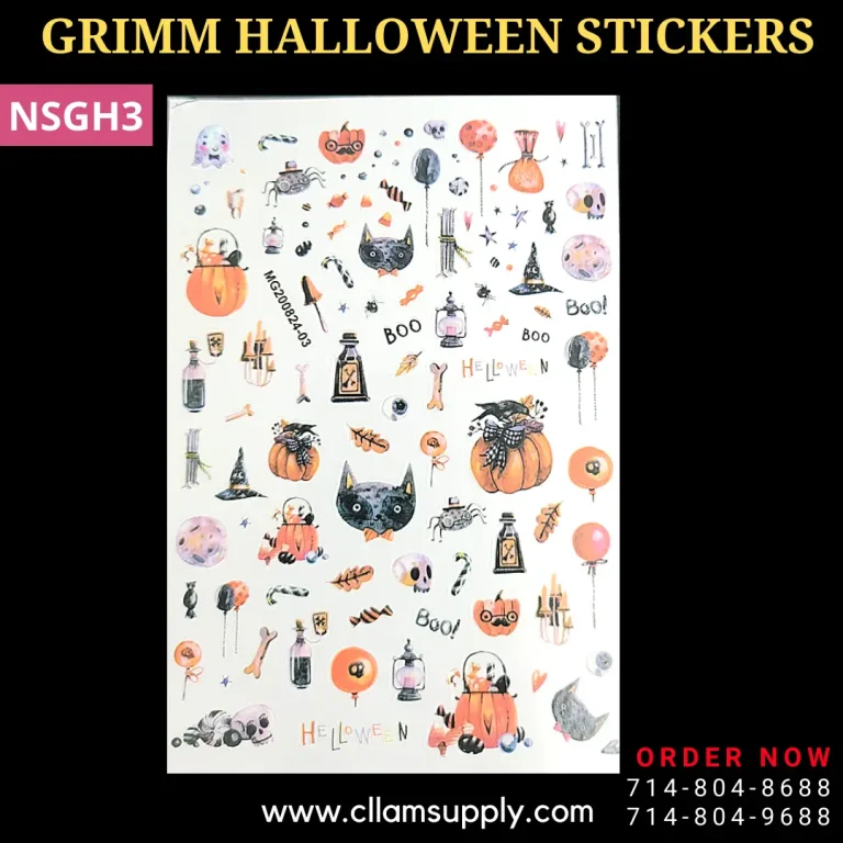GRIMM HALLOWEEN STICKERS | NSGH3
