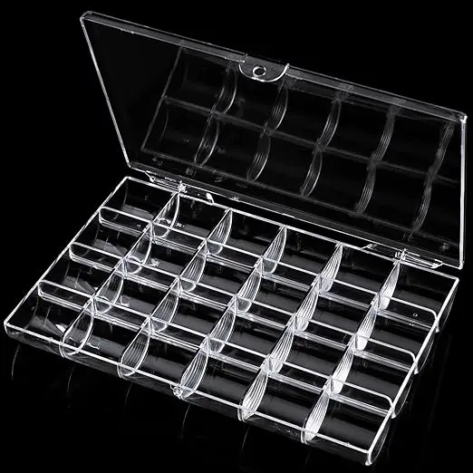 24 grid rhinestones box